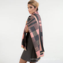 Модный оптовая продажа сплошной цвет леди шарф мягкий хлопок саржа шаль шарф